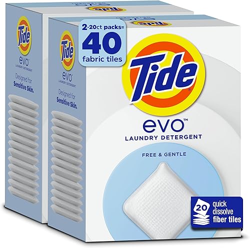 Tide Free & Gentle Tiles Fragrance-Free Hypoallergenic.