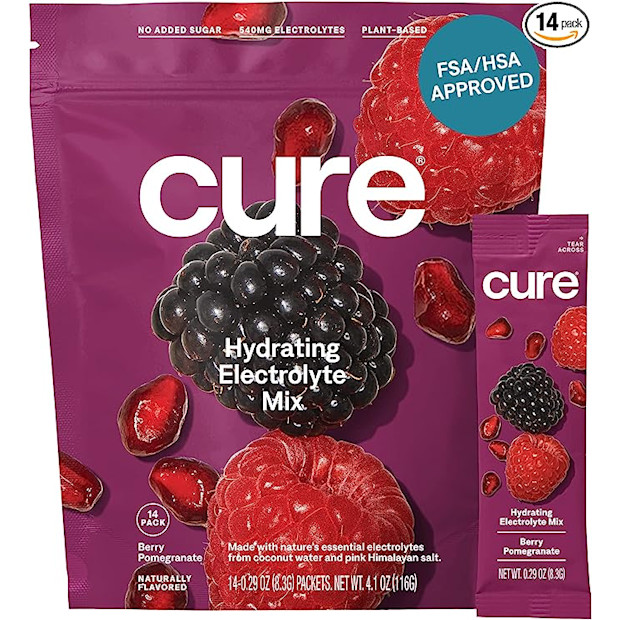 Cure Hydrating Electrolyte Mix.