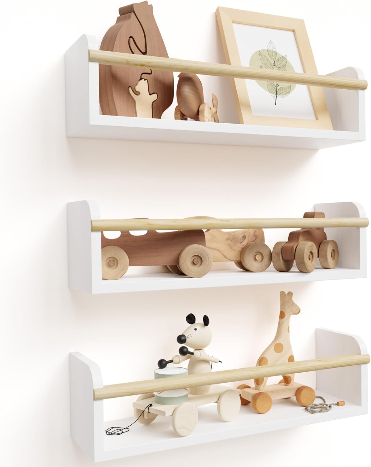Decorative Nursery Bookshelves.