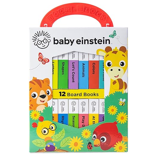  Baby Einstein My First Library 12-Book Set—First Words, Alphabet, Numbers and More.