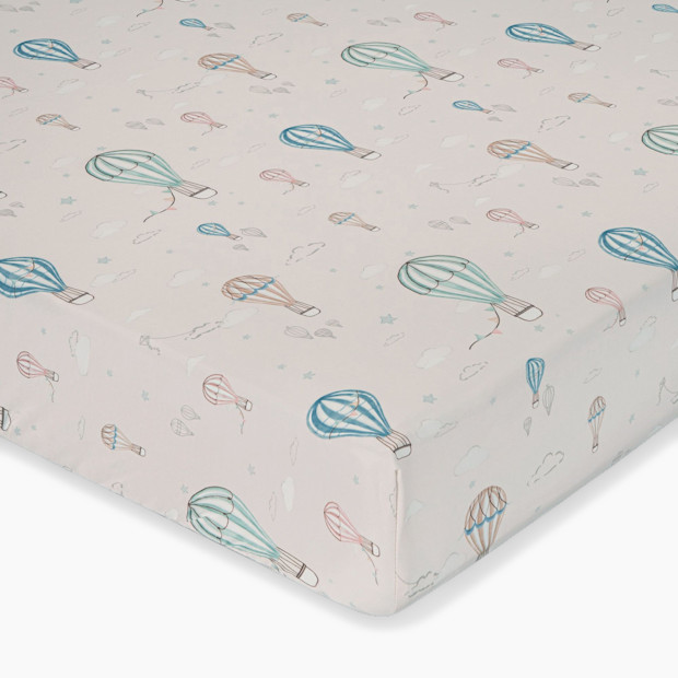 Crane Baby Cotton Sateen Crib Fitted Sheet.