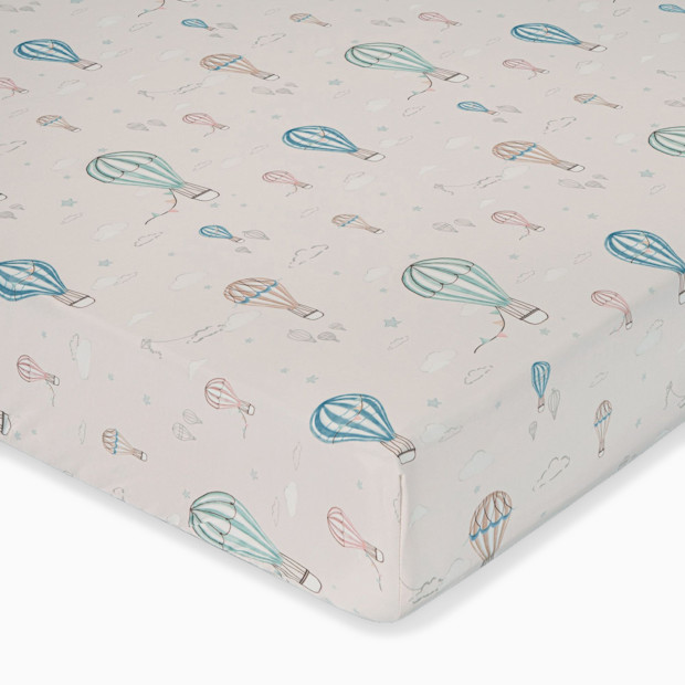 Crane Baby Cotton Sateen Crib Fitted Sheet.