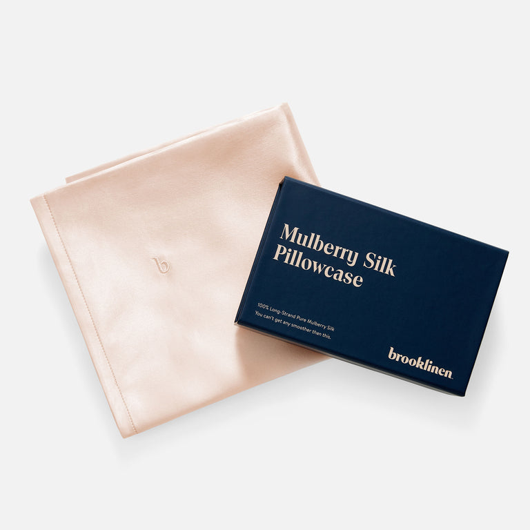 Brooklinen Mulberry Silk Pillowcase.