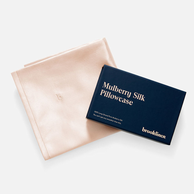 Brooklinen Mulberry Silk Pillowcase.