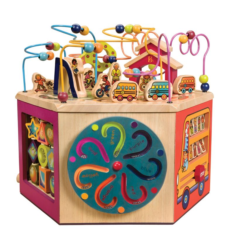 B. Toys Youniversity Wooden Activity Cube.