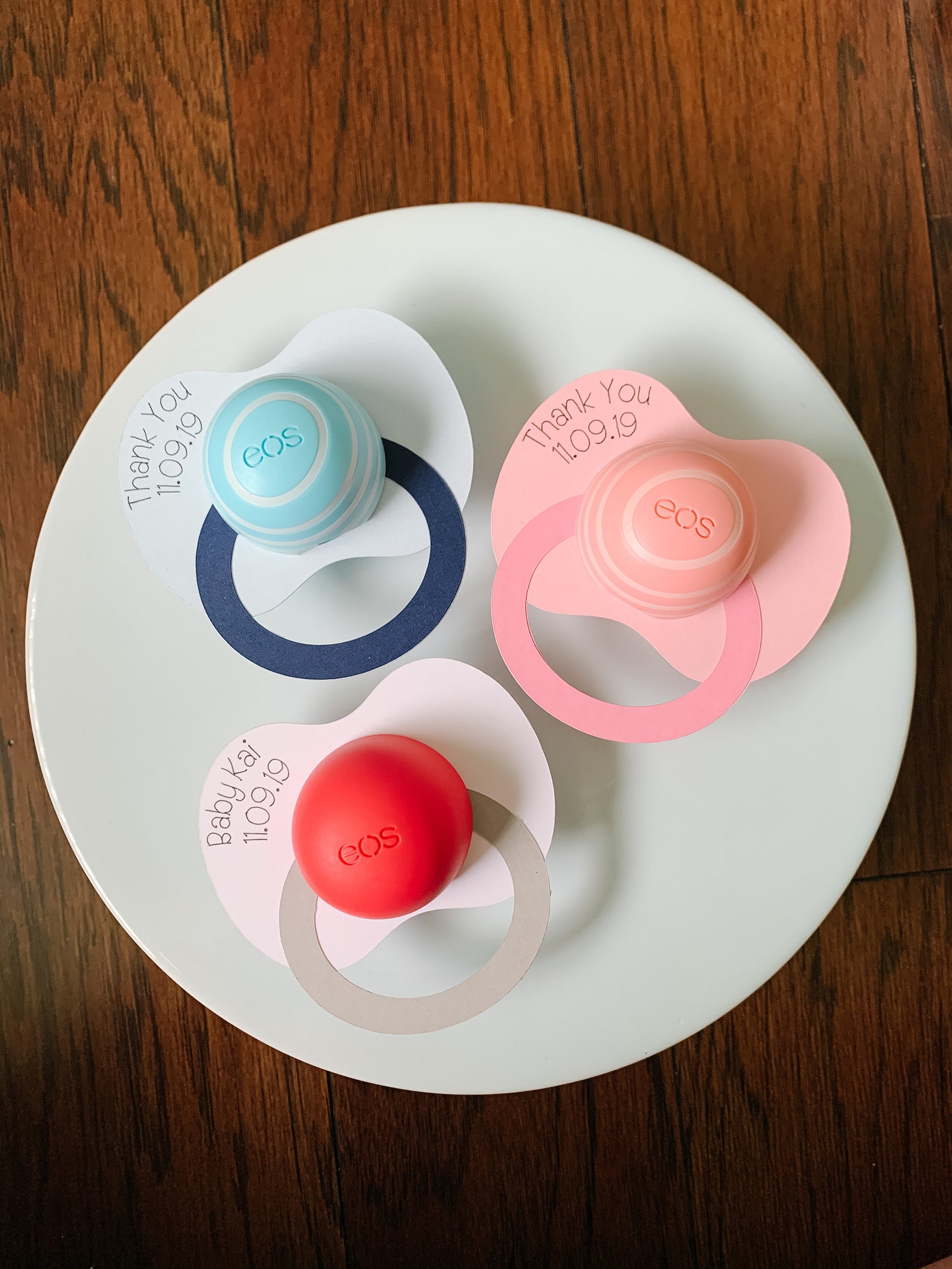 Pacifier Baby Shower Favor.