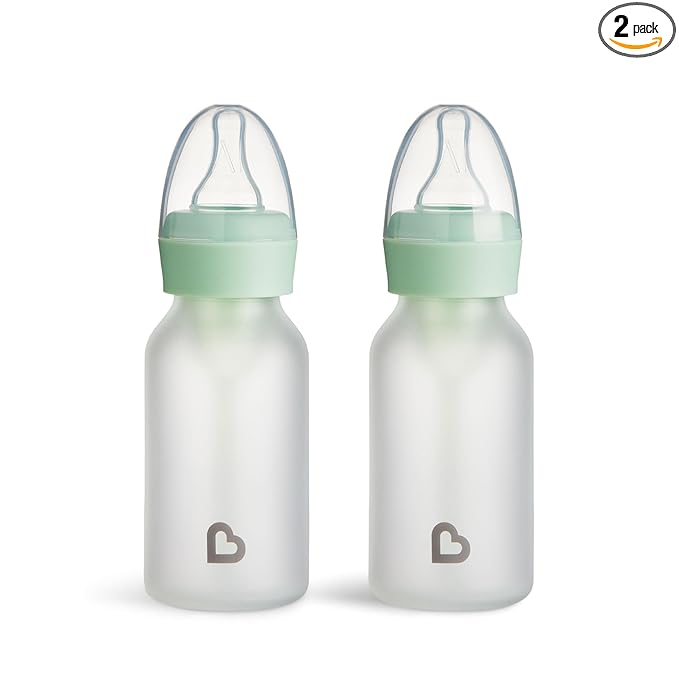 Munchkin Bond Silicone Coated Glass Baby Bottles.