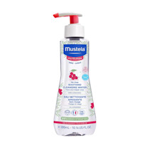 Mustela Baby Soothing Cleansing Water - No-Rinse Micellar Water for Very Sensitive Skin - with Natural Avocado & Schizandra Berry - Fragrance Free & EWG Verified - 10.14 fl. oz.