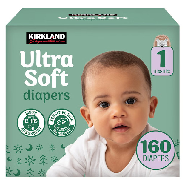 Kirkland Signature Diapers.