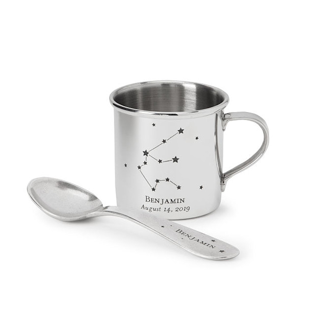Uncommon Goods Personalized Constellation Spoon and Cup.