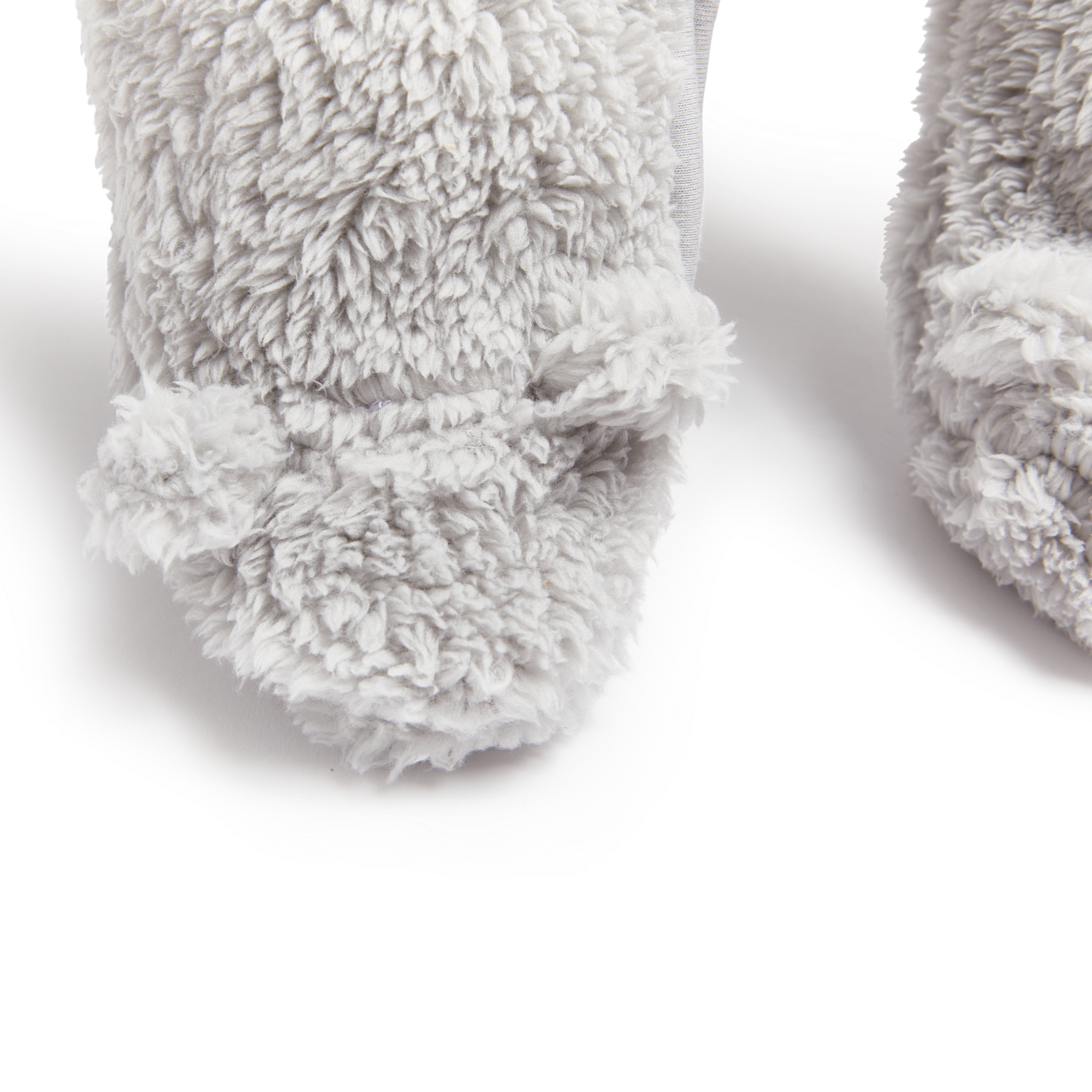 Small Story High-Pile Fleece Bunting - Grey, 3-6 M.