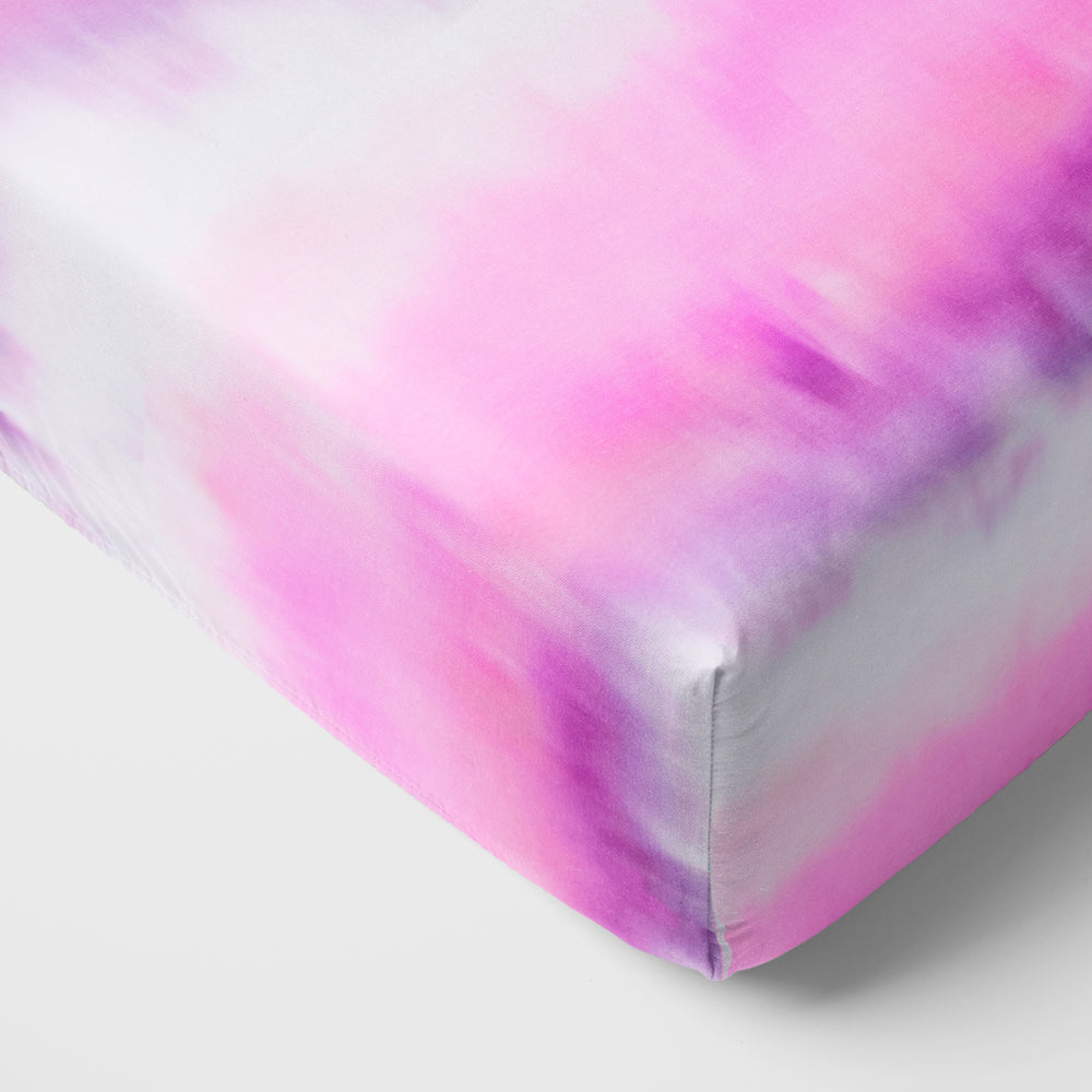 Cosmic Mist Fitted Crib Sheet.