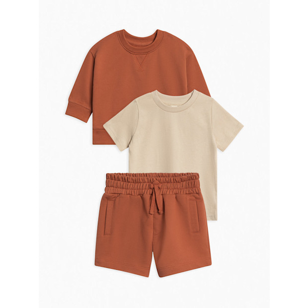French Terry Summer Bundle, 3-Piece.