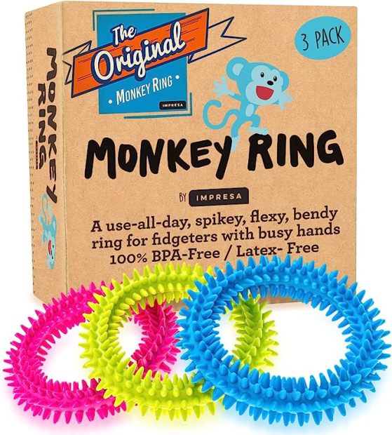 Impressa Monkey Spiky Sensory Ring.