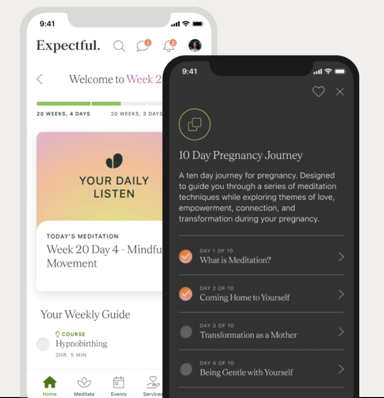 Expectful Meditation App - $Free trial.