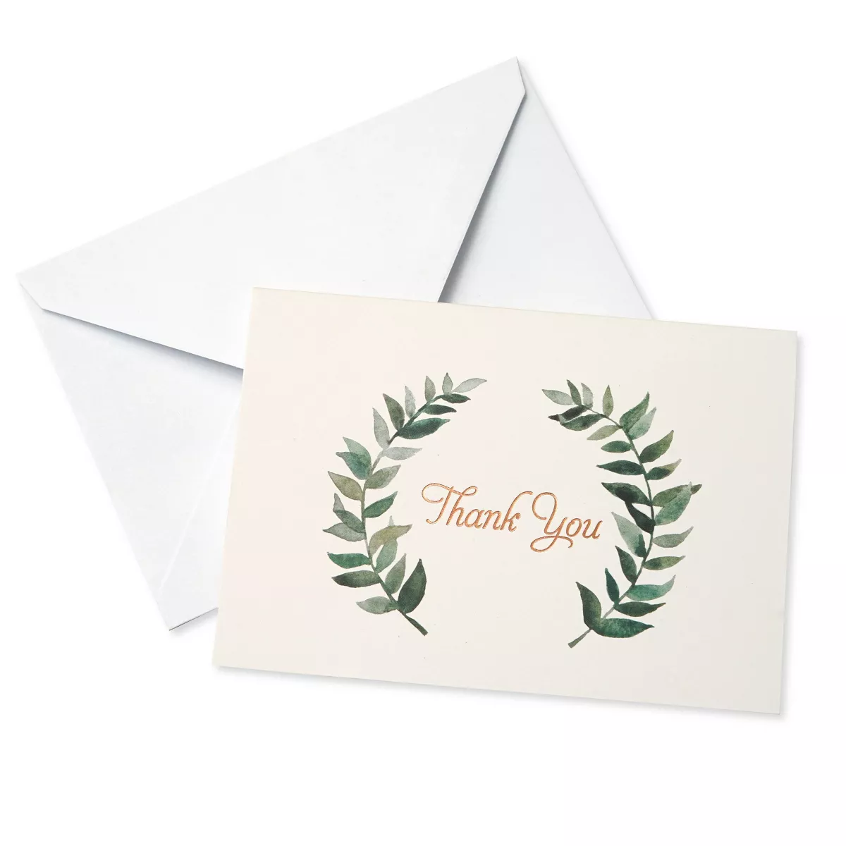 Thank You Cards with Wreath.