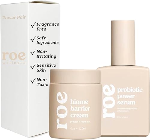 Roe Wellness Baby Cream & Baby Serum Power Pair Biome Barrier.