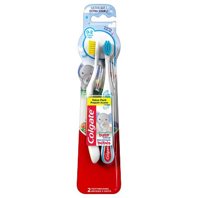 Colgate My First Baby and Toddler Toothbrush Extra Soft, 2-Pack - $5.59.