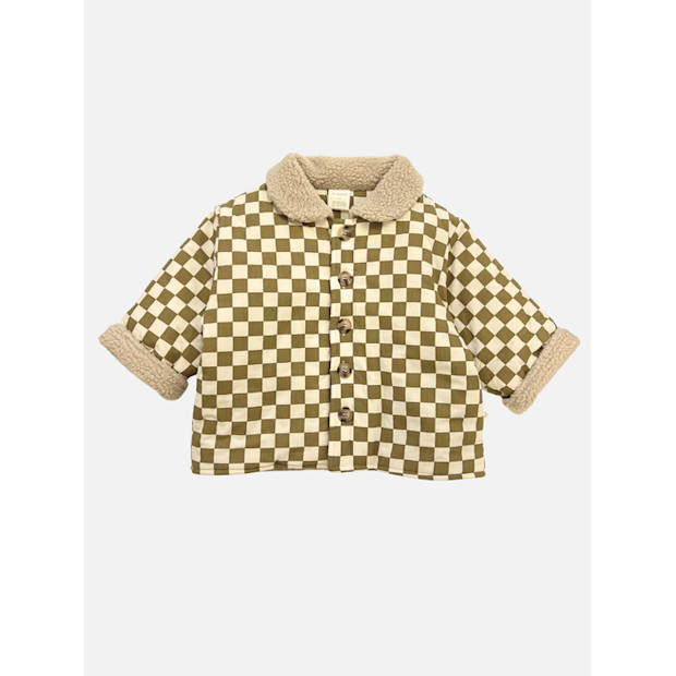 Emery Coco Checkerboard Coat.