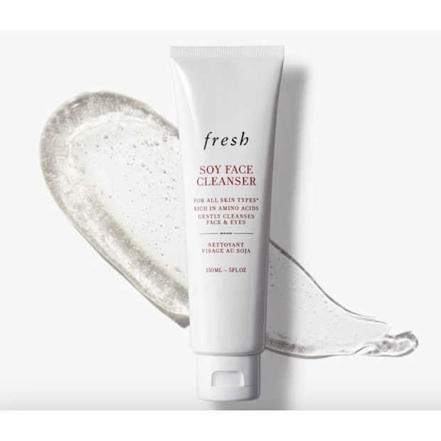 fresh Soy pH-Balanced Hydrating Face Wash.