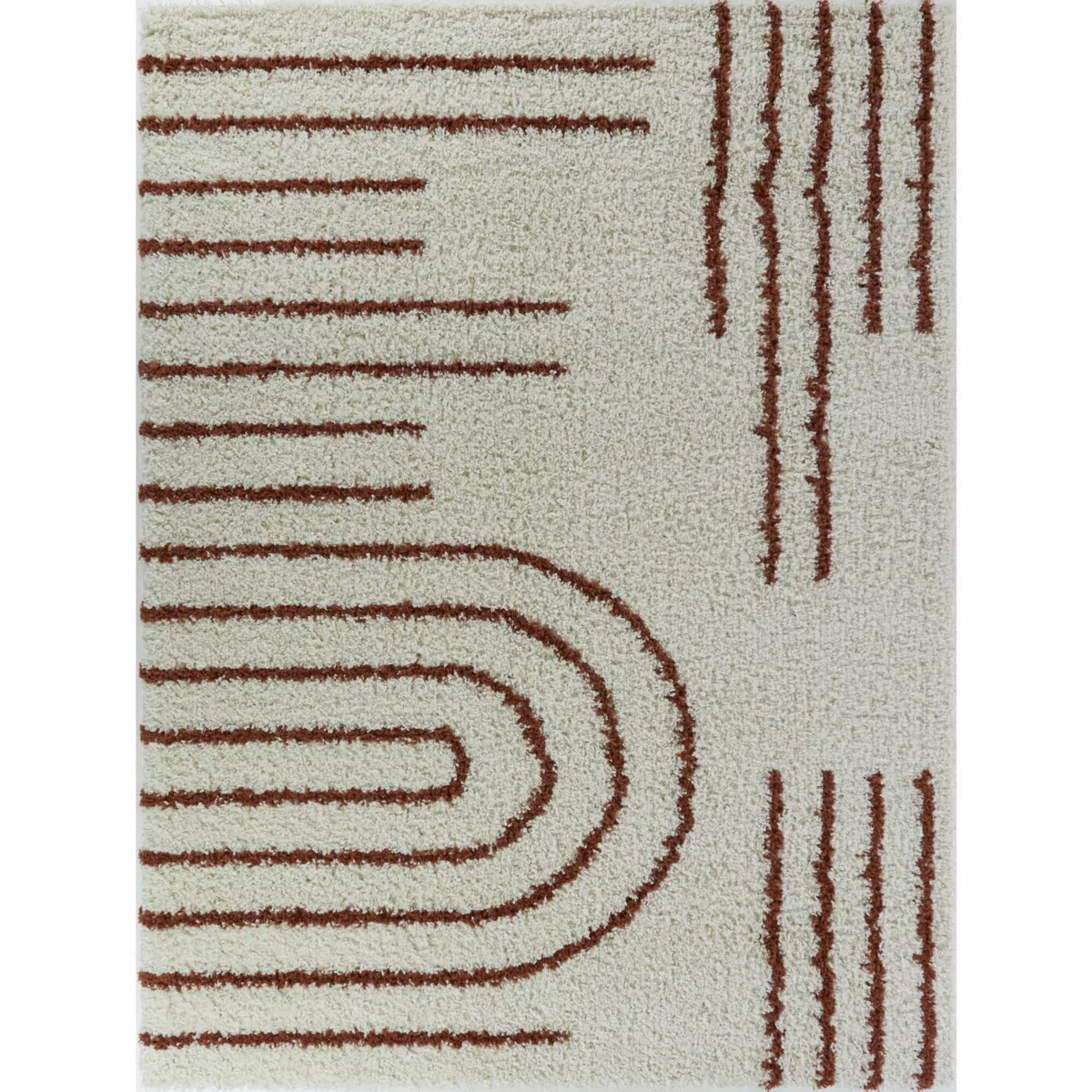 Balta Rugs Janus Geometric Shag Rug.