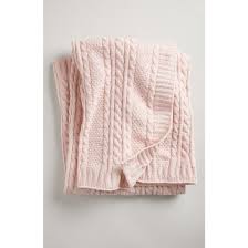 Cable Knit Baby Blanket.