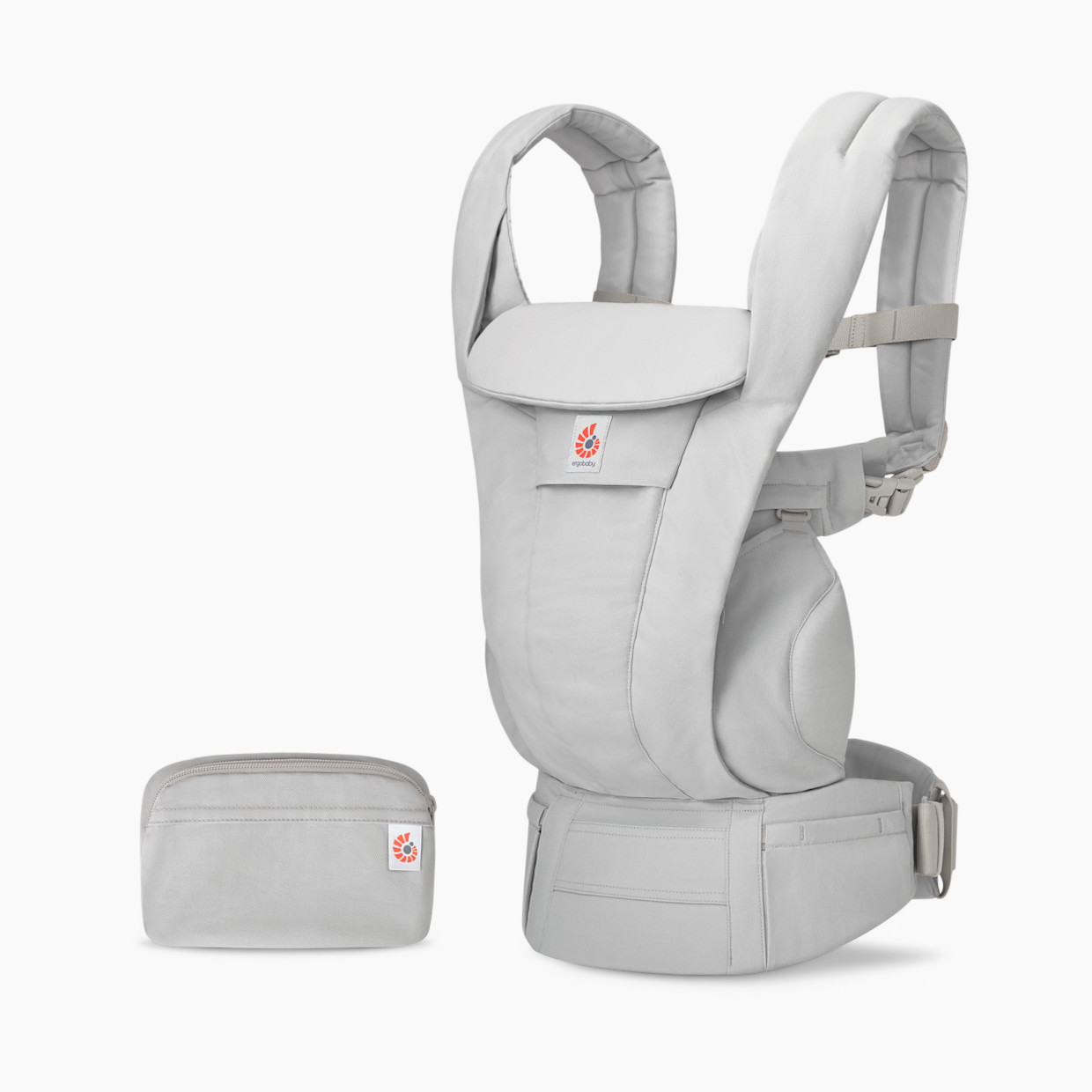 Ergobaby Omni Deluxe Carrier - Pearl Grey Cotton.