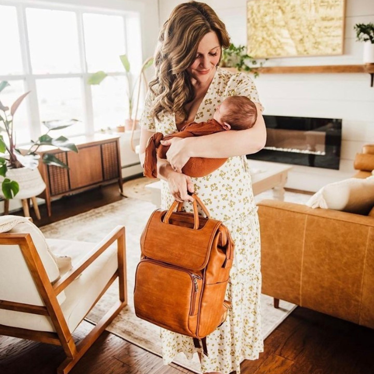 Citi Collective Explorer Diaper Backpack - Vintage Tan.