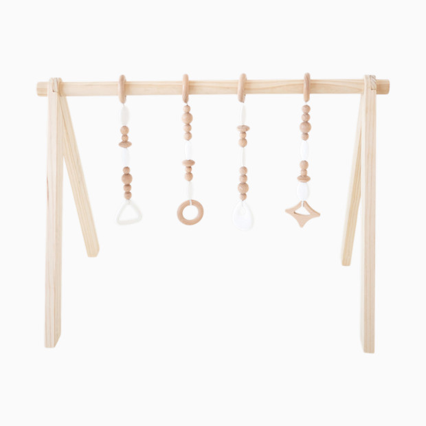 Poppyseed Play Wooden Baby Gym.