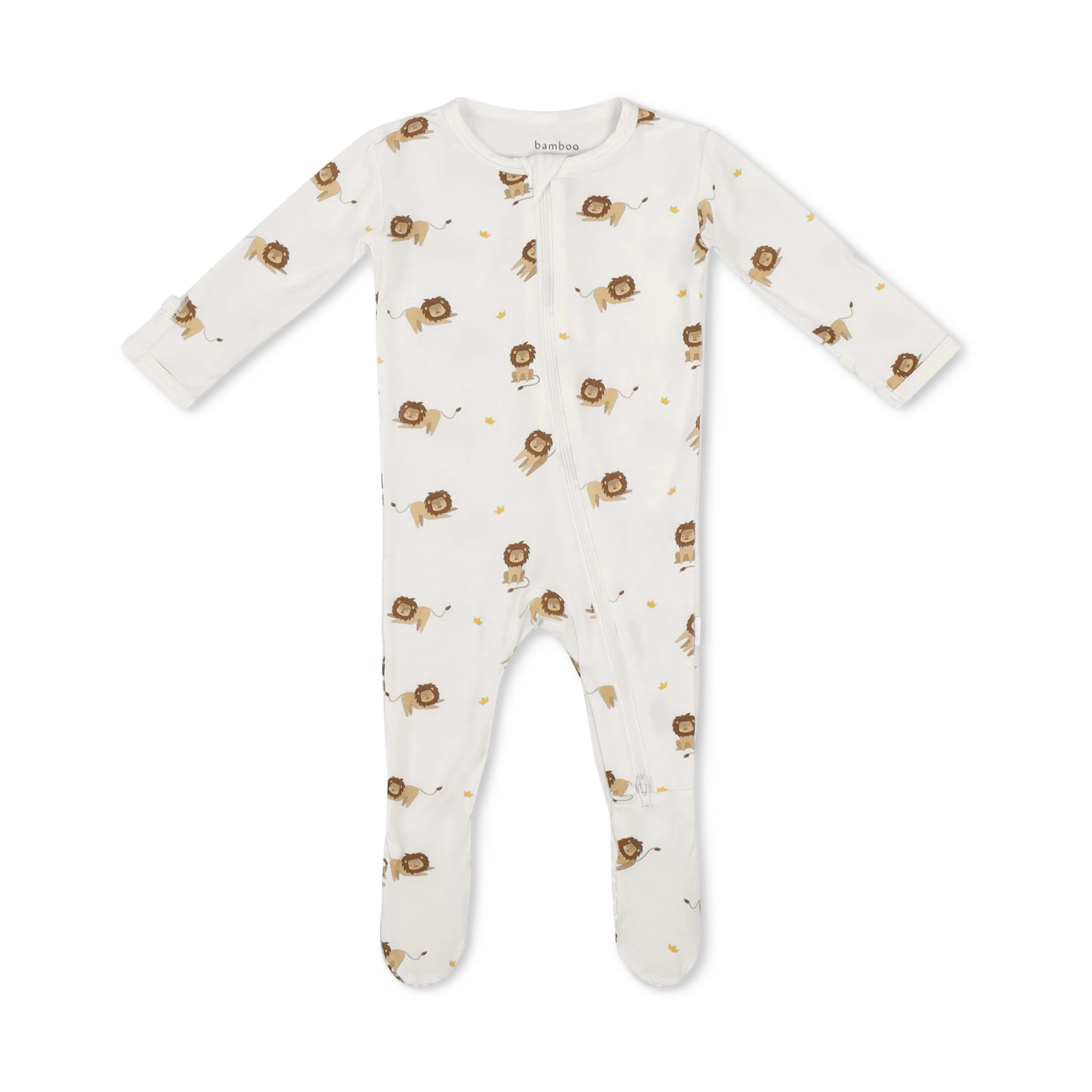 Bamboo Little Bamboo Footie - Lion, 0-3 M.