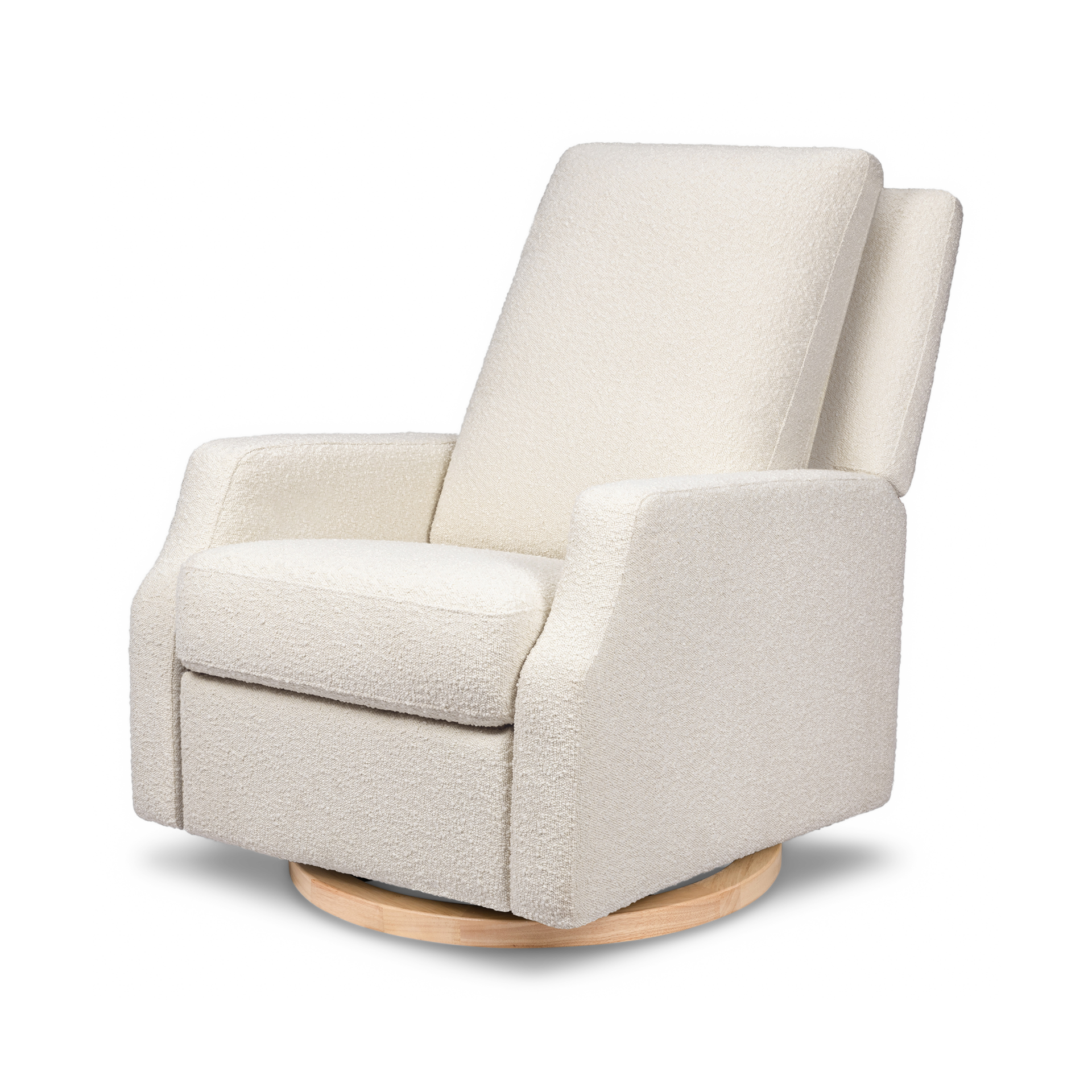 Thumbnail of Ivory Boucle With Light Wood Base