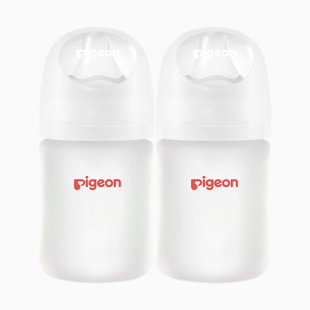 Pigeon Nurture & Nest Silicone Coated Glass Bottles.