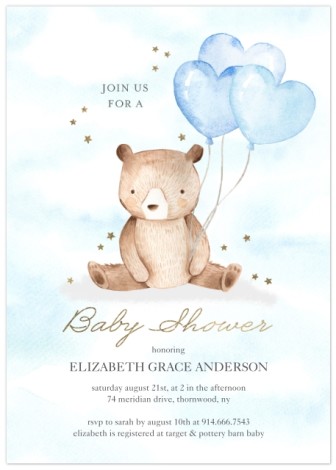 Walgreens baby shower invitation