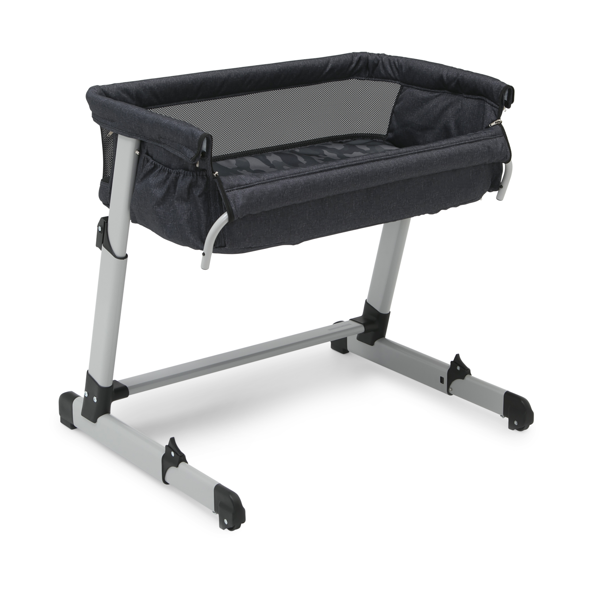 Delta Children babyGap Whisper Bedside Sleeper Black Camo