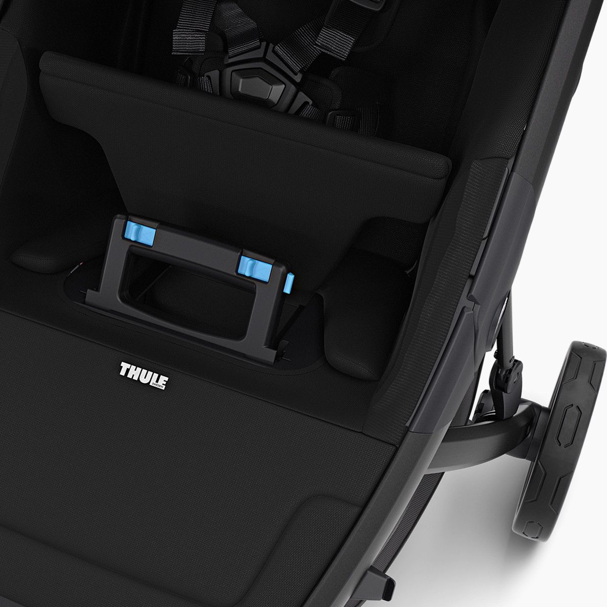 Thule Spring Stroller - Black/Black Frame.