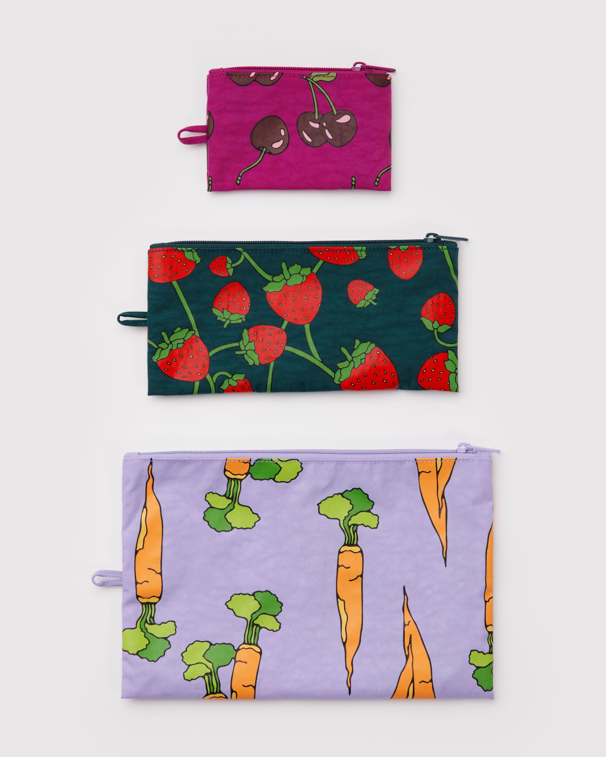 Baggu Flat Pouch Set.