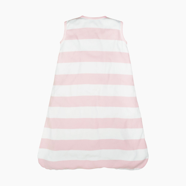 Burt's Bees Baby Beekeeper Organic Wearable Blanket - Blossom Rugby Stripe, 0-6 Months.