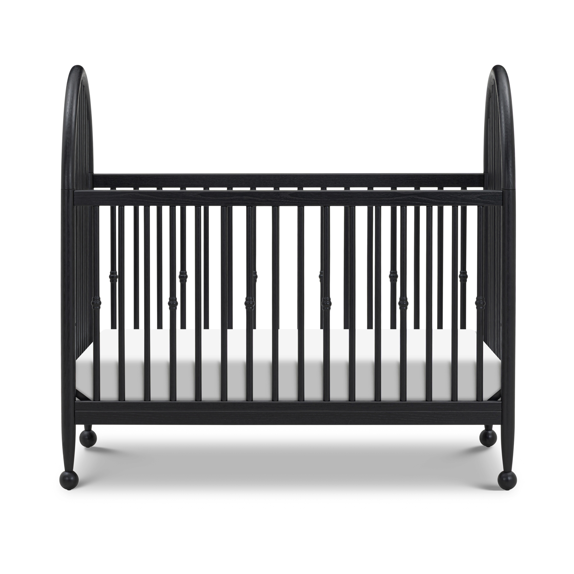 Namesake Alouette 3-in-1 Convertible Spindle Crib - Archival Black.