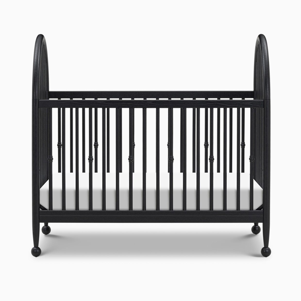 Namesake Alouette 3-in-1 Convertible Spindle Crib - Archival Black.