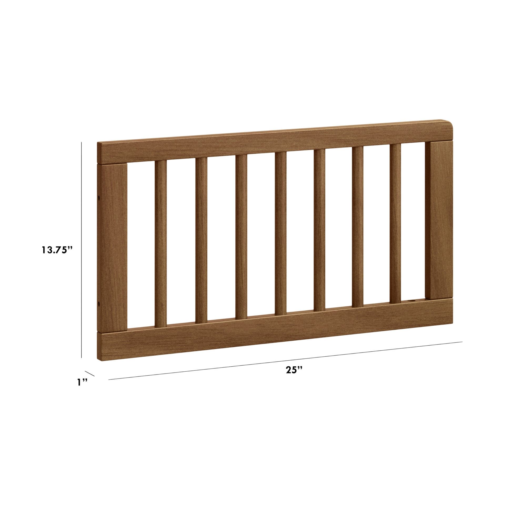 Namesake Toddler Bed Conversion Kit - Natural Walnut.