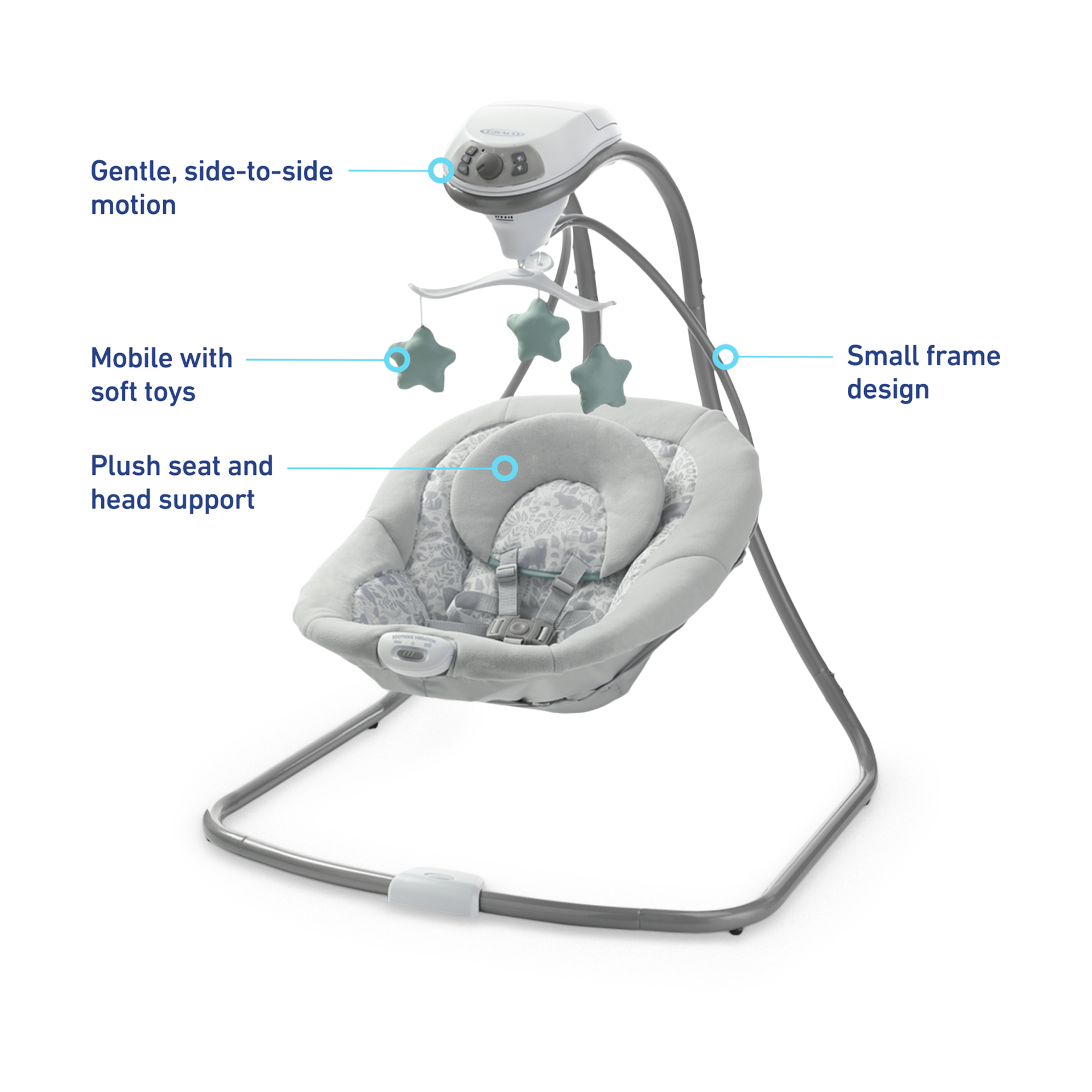 Graco Simple Sway Swing - Ivy.