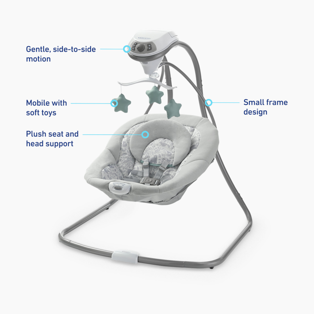 Graco Simple Sway Swing - Ivy.