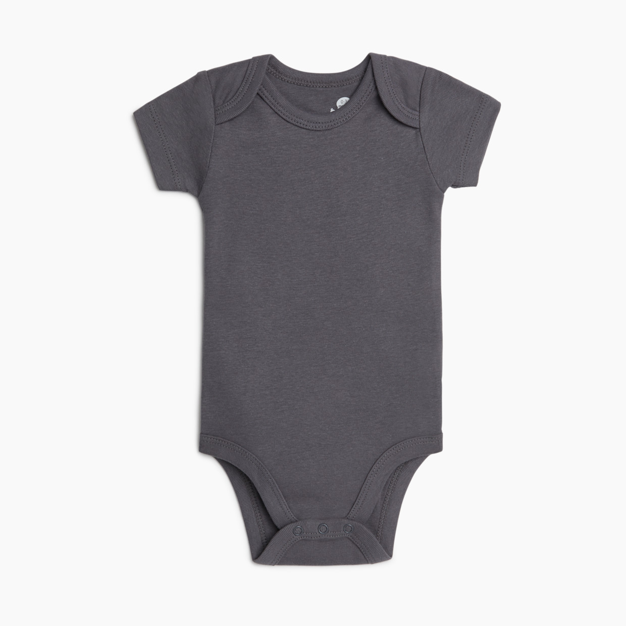 Small Story Short Sleeve Bodysuit Solid (5 Pack) - Neutral Range, 0-3 M.