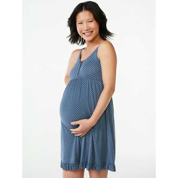 Joyspun Maternity Nursing Chemise Dress.