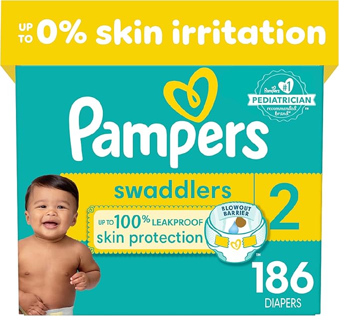 Pampers Swaddlers Diapers.