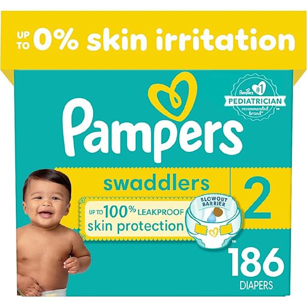 Pampers Swaddlers Diapers.