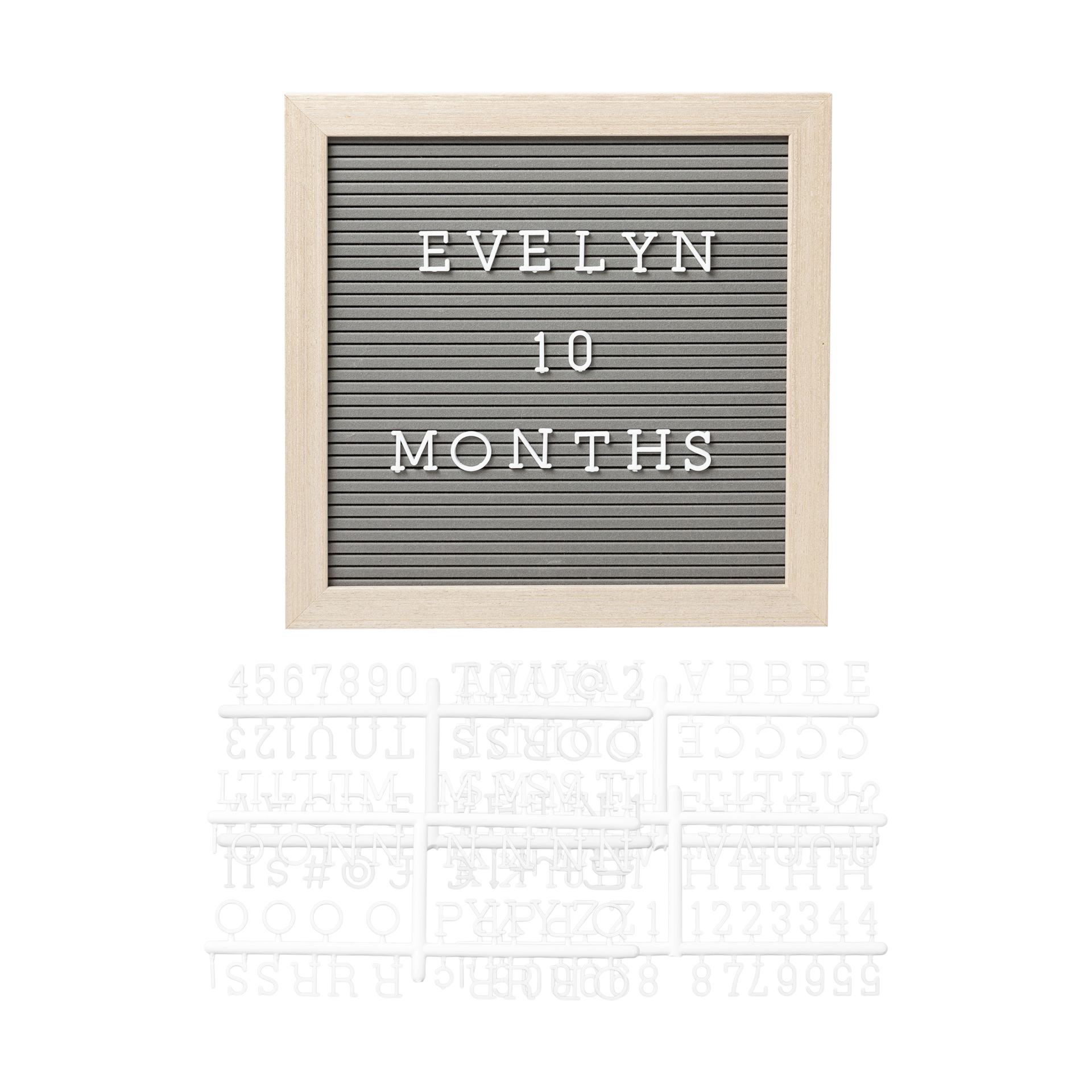 Pearhead Felt Wooden Letterboard Set.