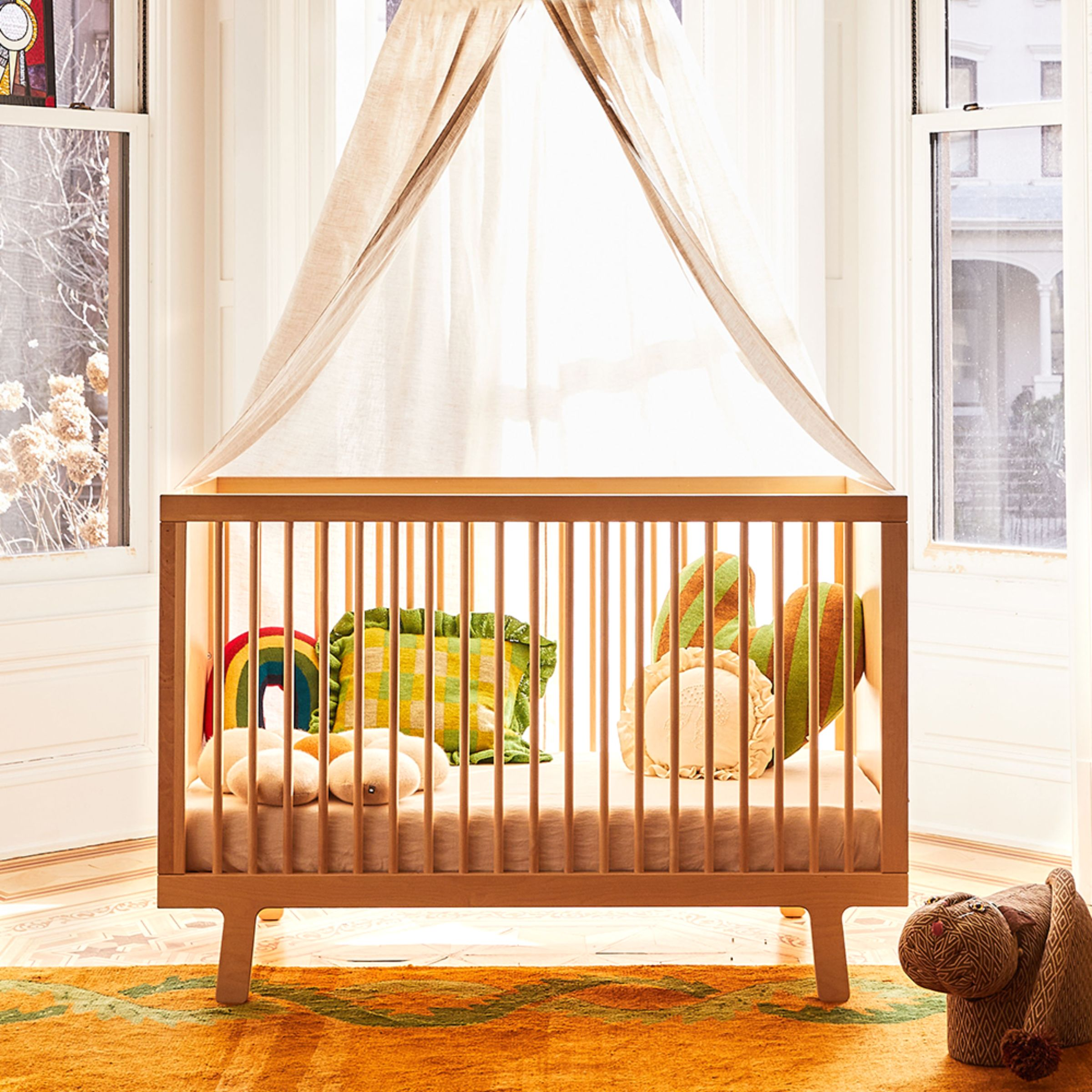 Oeuf Sparrow Crib - Birch.