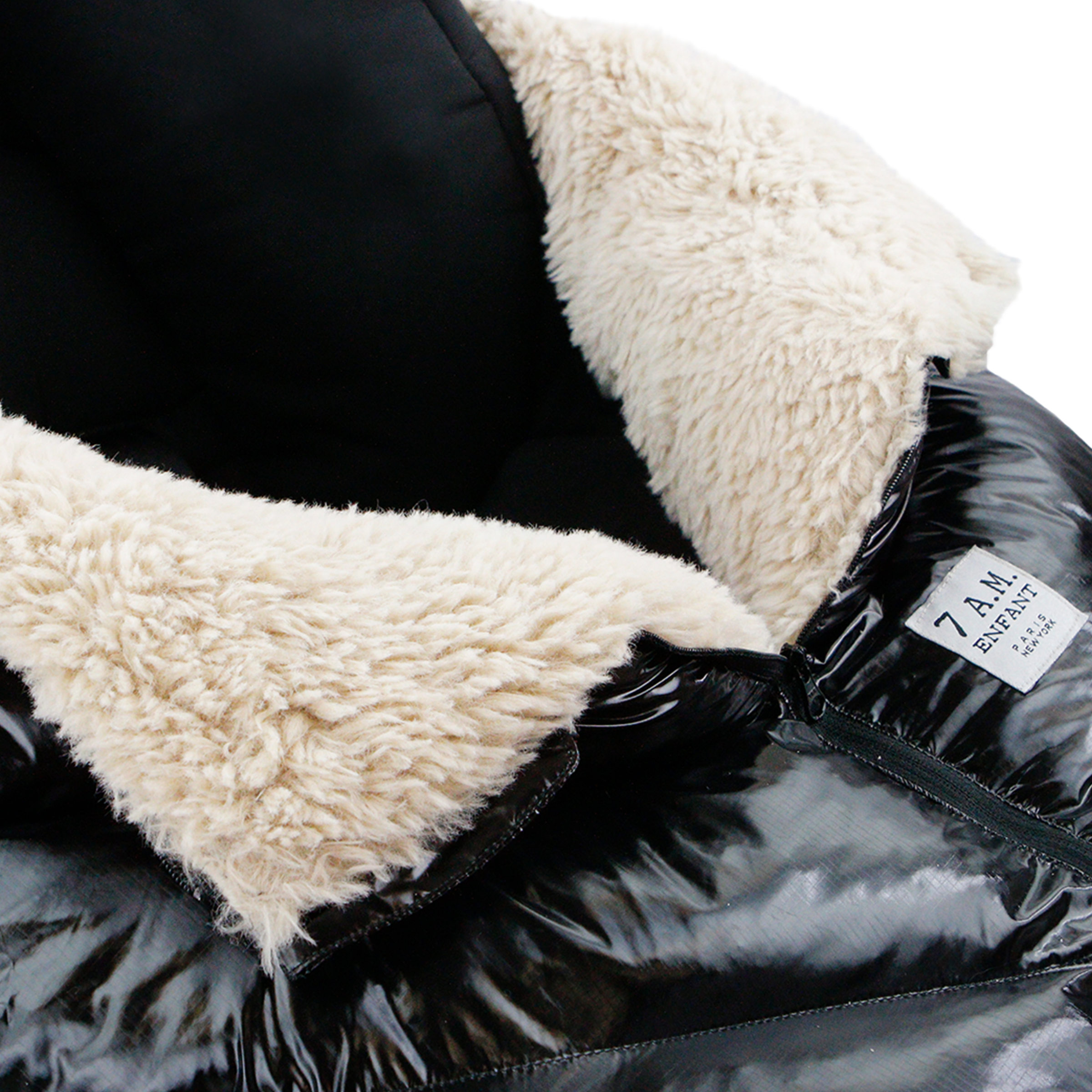 7AM Enfant Car Seat Cocoon - Black Polar.