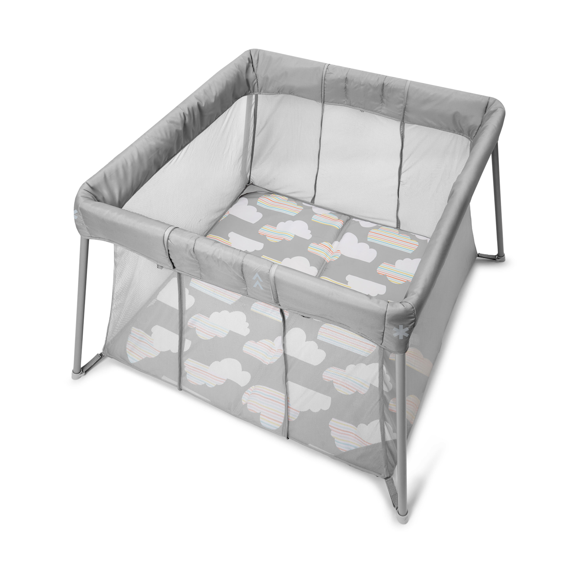 standard travel cot size